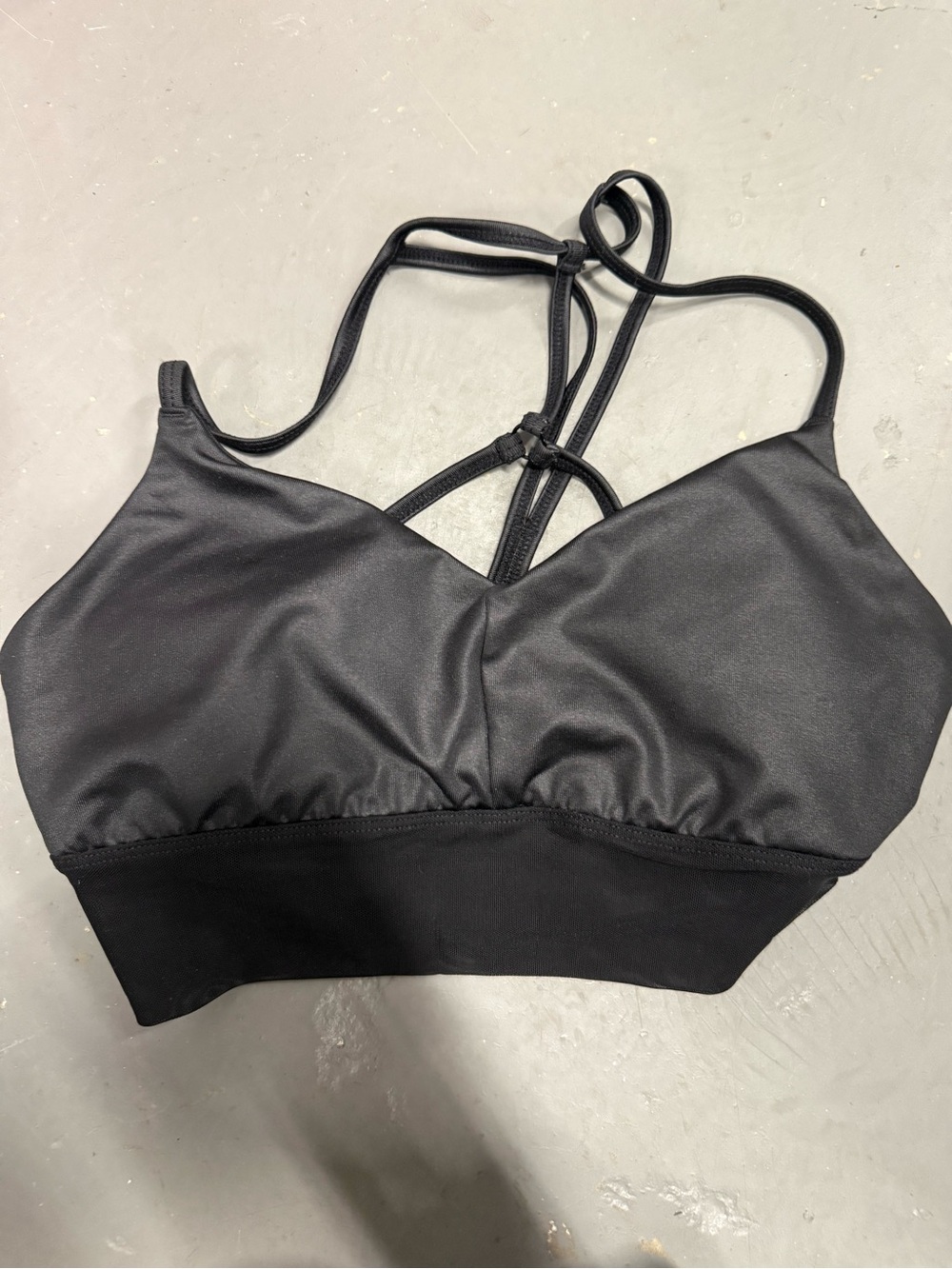 ALO Yoga Black Lavish Sports Bra